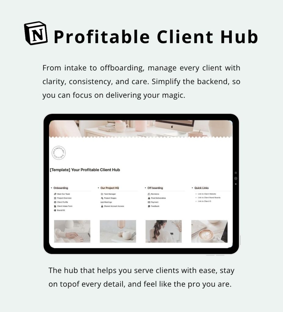 Profitable Client Hub - Jacky + Co.